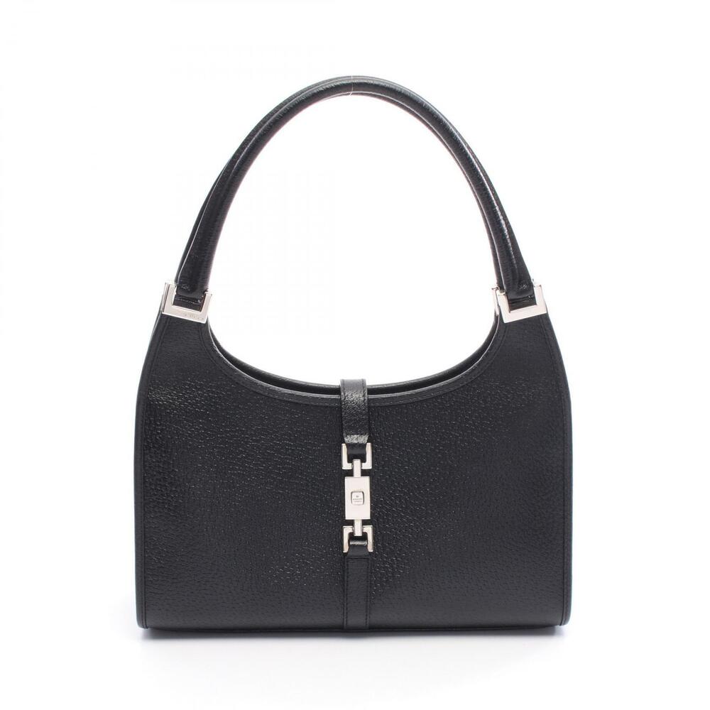 Gucci Jackie handbag leather black 002 1068